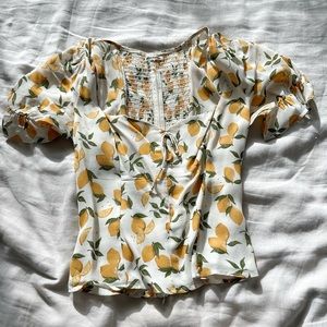 REFORMATION DELEVAN TOP 🍋